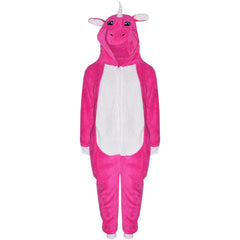Kids Fleece A2Z Onesie One Piece Animal Pyjamas Unicorn Sleepsuit For Boys Girls
