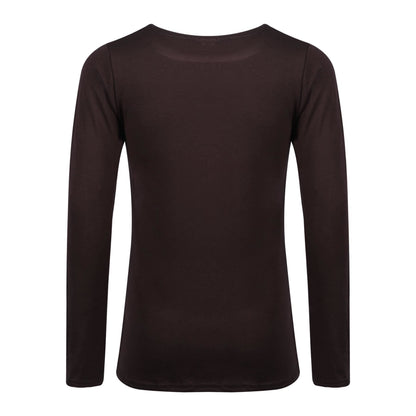 A2Z 4 Kids Girls Plain Long Sleeve T Shirt Soft Feel PE School Activewear Shirts