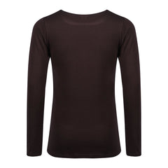 A2Z 4 Kids Girls Plain Long Sleeve T Shirt Soft Feel PE School Activewear Shirts