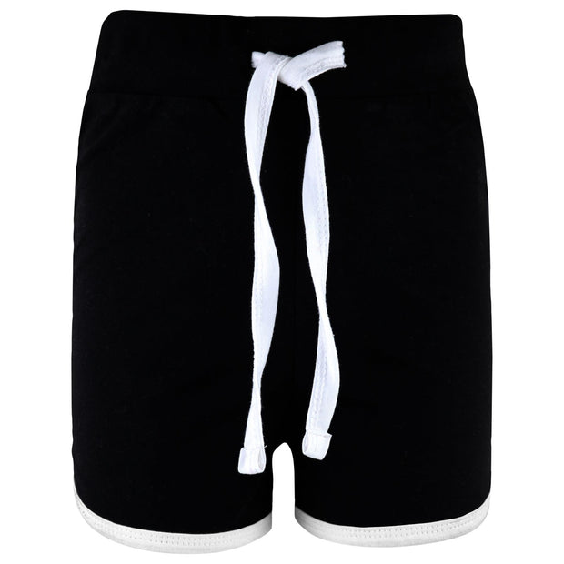 Kids Girls 98 Crop Top & Shorts Set Sports Jogging Belly Tees Summer Outfit Sets