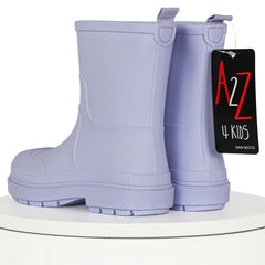 Kids Girls Wellington Wellies Non-Slip Waterproof Lightweight Rain Boots