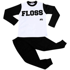 Kids Girls Boys Pyjamas Trendy Floss A2Z Print Comfort Loungewear Pjs Outfit Set