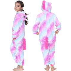 Kids A2Z Onesie One Piece Unicorn Pyjamas Costume For Girls Age 2-13