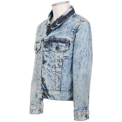 Kids Trendy Denim Jacket Jeans Blue Tie Dye Coat for Girls Age 3-13 Years
