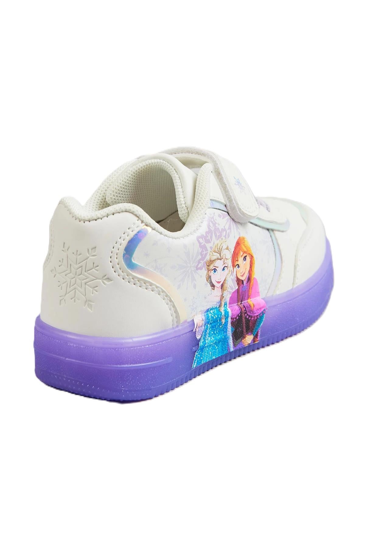 Kids Disney Frozen Girls Trainers Officially Licensed Casual Shoe Anna Character