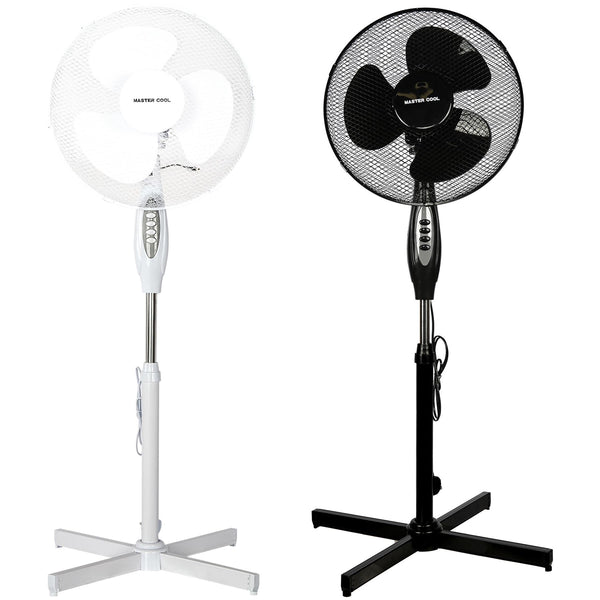 A2Z Pedestal Fan 16 Inch 3-Speed Setting Tilt Angled Oscillating Living Room Fan