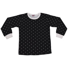 A2Z 4 Kids Girls Boys Polka Dot Children PJs 2 Piece Cotton Set Lounge Suit Nightwear Sleepwear Unisex Top Bottom Pyjamas Loungewear Dress Up Outfit Set Gifts for Children Girls & Boys Age 5-13 years