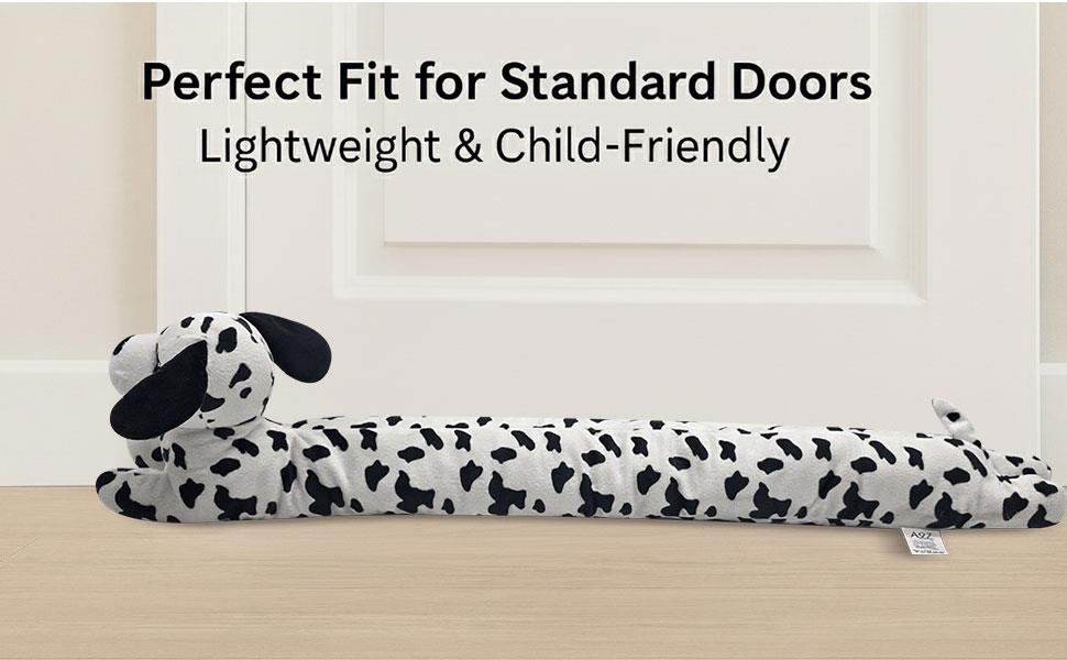 A2Z 3D Animal Face Draught Excluder 78cm Door Window Draft Wind Stopper for Dust