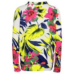 Kids Girls Tracksuit Neon Floral Tropical Print Lounge Suit Bottom Joggers 7-13