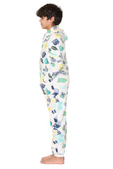 A2Z Kids Level Up Print Onesie Pyjama Sets for Boys and Girls Childrens Jumpsuit