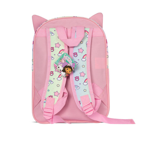 Kids Girls Gabbys Doll Pastel Cat Ears Arch Backpack Officially Licensed PE Bags