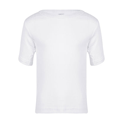 Kids Boys Thermal T Shirt Winter Warm Underwear Base Layer Short Sleeve Shirts