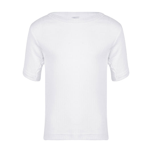 Kids Boys Thermal T Shirt Winter Warm Underwear Base Layer Short Sleeve Shirts