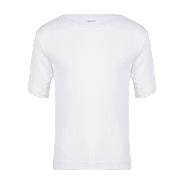 Kids Boys Thermal T Shirt Winter Warm Underwear Base Layer Short Sleeve Shirts