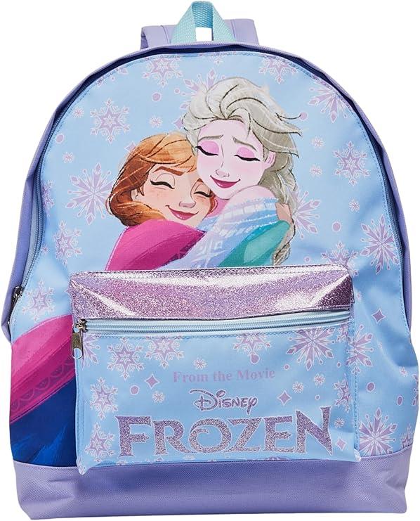 Kids Girls Officially Licensed Disney Frozen Backpack Anna And Elsa School Bags