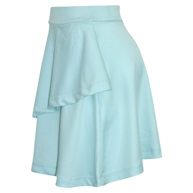 A2Z 4 Kids® Girls Skirt Kids Plain Color Fashion Dance Double Layer Party Skirts New Age 5 6 7 8 9 10 11 12 13 Years