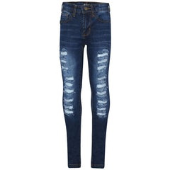 A2Z 4Kids Kids Ripped Jeans Comfort Stretch Jeans Cotton  Pants  Age 3-14 Years