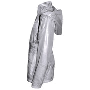 A2Z 4 Kids Unisex Raincoat Jackets Grey Windbreaker Waterproof Parka Shower Resistant Hooded Raincoat Childrens Girls Boys Age 5 6 7 8 9 10 11 12 13 Years