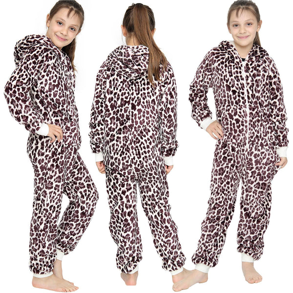 A2Z Onesie One Piece Kids Animal Pyjamas Sleepsuit Costume Girls & Boys Age 5-13