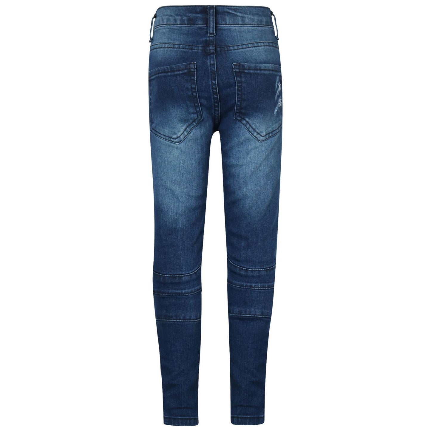 Kids Boys Stretchy Jeans Ripped Drape Panel Denim Pants Trousers New Age 5-13 Yr