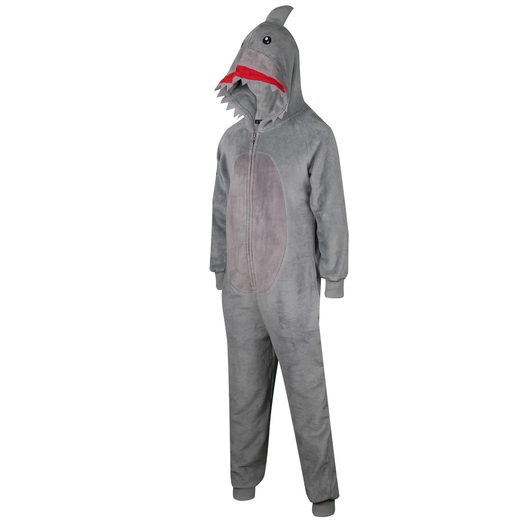Kids Unisex Shark Face A2Z Onesie One Piece All in One Animal Theme Jumpsuit