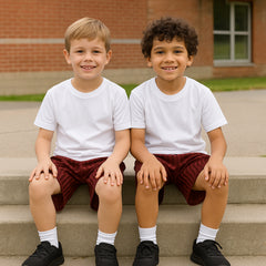 A2Z 4 Kids Shadow Stripe PE Shorts Pack of 2 Football Gym Shorts Age 2-13 Years