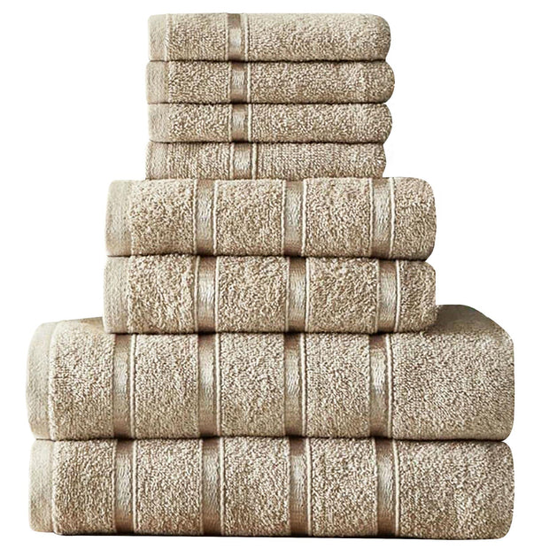 8 pc Boston Egyptian Towels Bale Set 100% Egyptian Cotton Super Soft Absorbent 500GSM Gift Sets