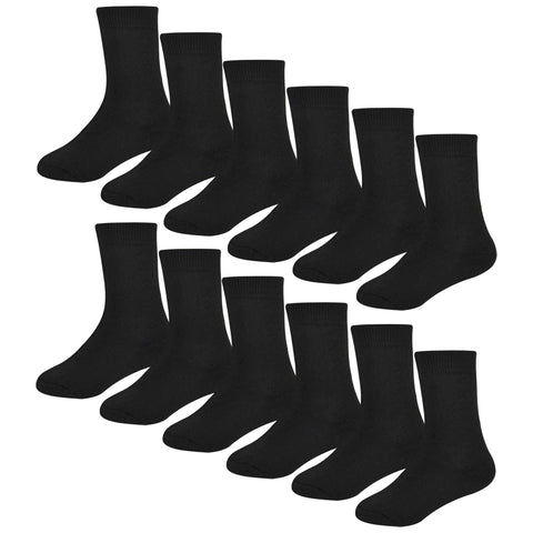 Kids Boys Girls 6 Pack Thermal Socks Winter Thick Insulated Cosy Warm Socks