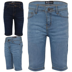 A2Z 4 Kids Boys  Shorts Comfort Stretch Skinny Jeans  Trendy Summer  5-13 Years