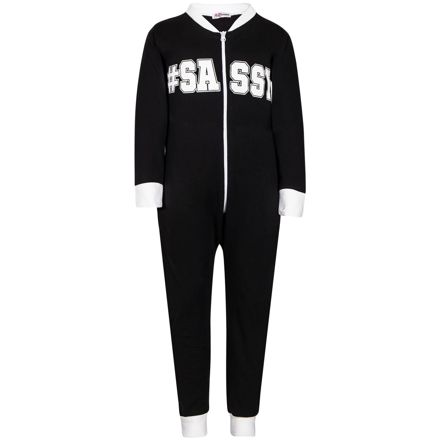 A2Z Onesie One Piece Kids Pyjamas Sleepsuit Leopard Print Costume For Girls