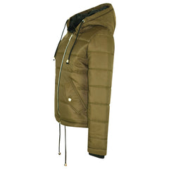 Kids Girls Jacket Stylish Cropped Padded Puffer  Thick Coat Age 5-13 Years