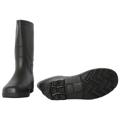A2Z Mens Waterproof PVC Rainboot Durable Anti-Slip Dark Grey Wellies for Outdoor