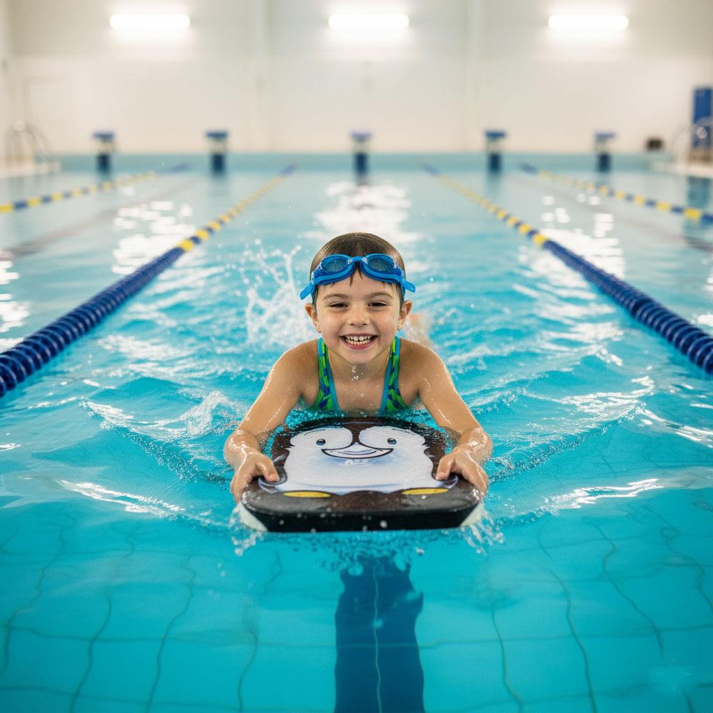 A2Z Animal Swimming Kick Board Penguin & Frog Design Training Aid for Beginners