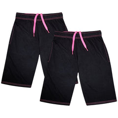 Kids Girls 100% Cotton Shorts Casual Chino Shorts Knee Length Summer Lightweight