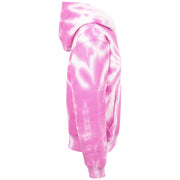 A2Z 4 Kids Girls Tie Dye Printed Pink Fleece Hoodie Zip Up Style Hooded Zipper Age 5-6, 7-8, 9-10, 11-12 & 13 Years