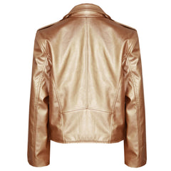 PU Leather Jacket Waterproof Girls Age 5-13 Years