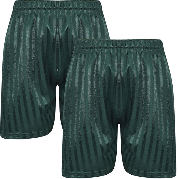 A2Z 4 Kids Shadow Stripe PE Shorts Pack of 2 Football Gym Shorts Age 2-13 Years