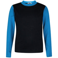 Kids Boys Long Sleeve Pyjamas Contrast T-Shirt Shorts loungewear Age 5-13 Years