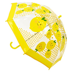 A2Z Kids POE Clear Dome Umbrella Wind and Rain Resistant Outdoor Travel Brolly