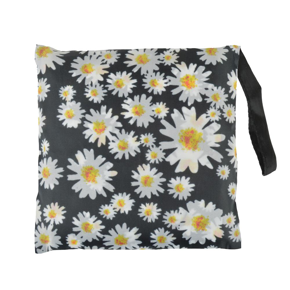 Foldable Plastic Shopping Tote Bags Washable Reusable Pack Of 3 Water Resistant