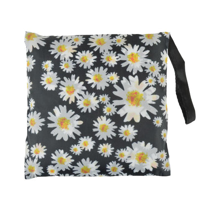 Foldable Plastic Shopping Tote Bags Washable Reusable Pack Of 3 Water Resistant