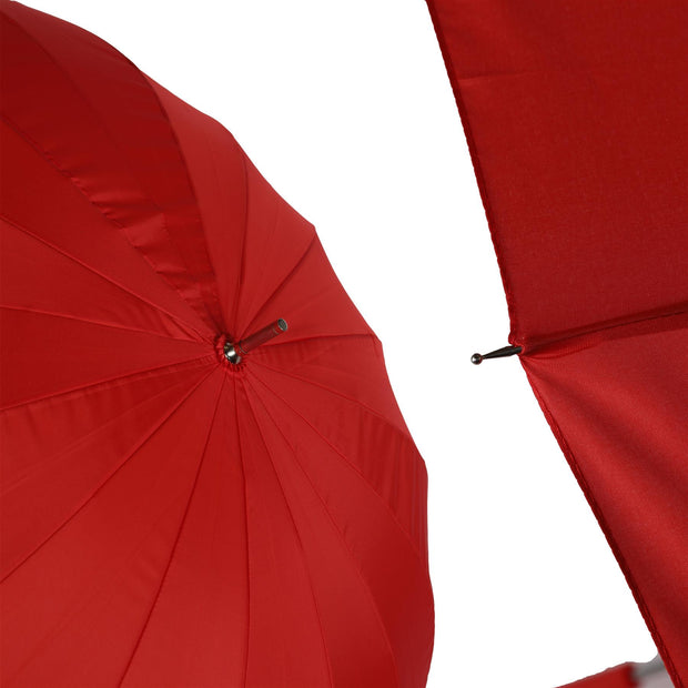 A2Z Ladies Wedding Bridal Umbrella Love Canopy Brolly J Shape Soft Grip Handle
