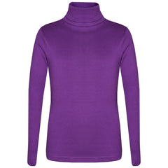 Kids Girls Polo Neck T Shirt Thick Cotton Turtleneck Jumper Long Sleeve Top 2-109