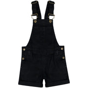 Kids Girls Denim Stretch Dungaree Shorts Jumpsuit Playsuit All In One 7-13 Years