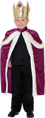 Smiffys Kiddy King Christmas Nativity Kids Childs Fancy Dress Costume