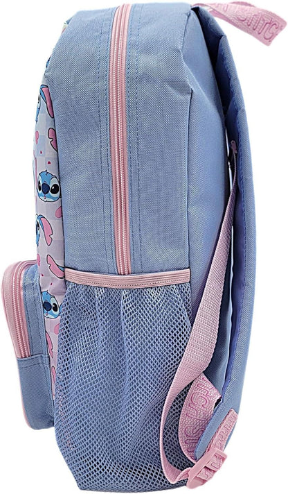 Disney Lilo & Stitch Backpack 3 Piece School Bag Set with Purse Wallet & Keyring