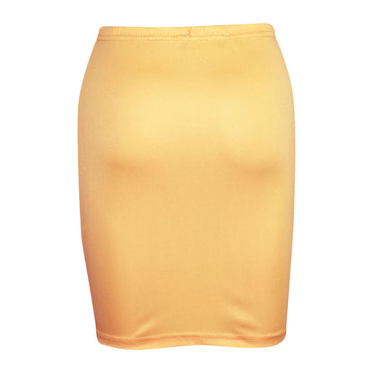 Kids Girls Plain Pencil Skirt Trendy Summer Clothing Sets Age 5-13 Years