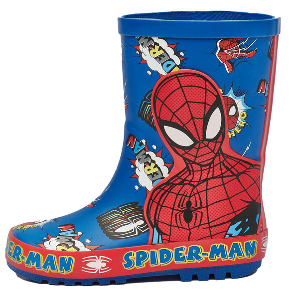 Anti-Skid Rain Boot Wellies Spiderman Officially Licensed Marvel Wellington Boot