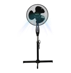 A2Z Pedestal Fan 16 Inch 3-Speed Setting Tilt Angled Oscillating Living Room Fan