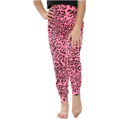 Kids Girls Ali Baba Style Leopard Harem Trouser Leggings Pants Age 5-13 Years